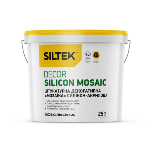 Декоративна штукатурка Siltek Decor Silicon Mosaic