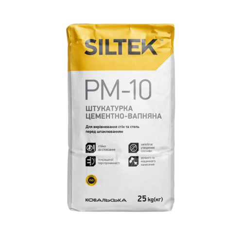 Штукатурка цементно-вапняна Siltek PM-10