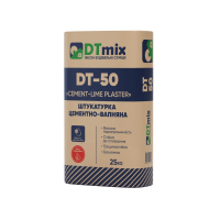 Штукатурка цементно-вапняна DTmix DT-50, 25кг