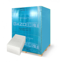 Газоблок стіновий Gazobet (Тернопіль) 200x240x600 (34,736 шт/куб) (1,843-64шт)