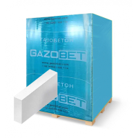 Газоблок для перегородок  Gazobet 100x240x600 (69,444 шт/куб) (1,728-120шт)