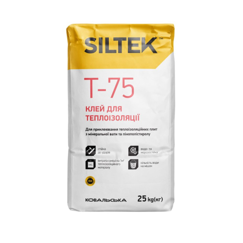 Клей для теплоізоляції Siltek T-75